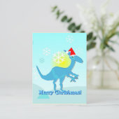 Het vrolijke Briefkaart van de Dinosaurus van de (Staand voorkant)