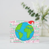 Het vrolijke Briefkaart van de Talen van de Wereld (Staand voorkant)