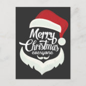 het vrolijke briefkaart van het Kerstmis gelukkige (Voorkant)