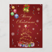 Het vrolijke Briefkaart van Kerstmis (Voorkant)