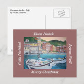 Het vrolijke Briefkaart van Kerstmis (Voorkant / Achterkant)