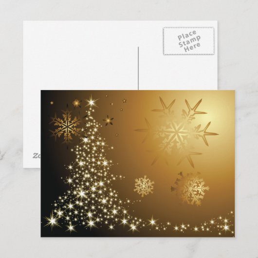 Het vrolijke Briefkaart van Kerstmis (Voorkant / Achterkant)