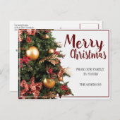 Het vrolijke Briefkaart van Kerstmis (Voorkant / Achterkant)