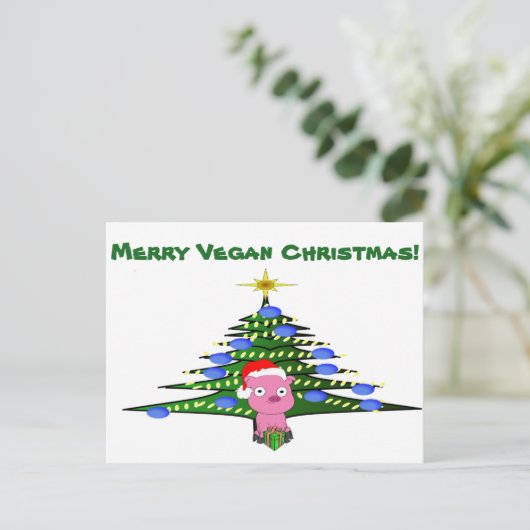 Het vrolijke Briefkaart van Kerstmis van de (Staand voorkant)