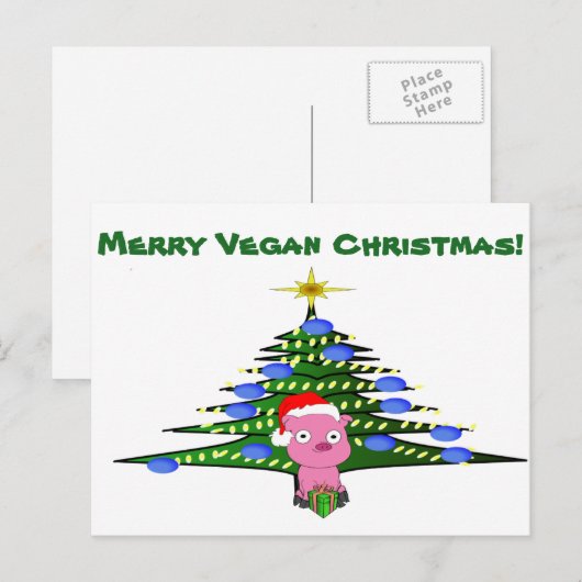 Het vrolijke Briefkaart van Kerstmis van de (Voorkant / Achterkant)