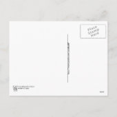 Het vrolijke Briefkaart van Pasen van de Mensen (Achterkant)