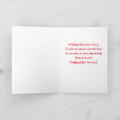 Het vrolijke Gezicht van de Kerstman van de Feestdagen Kaart (Binnen)