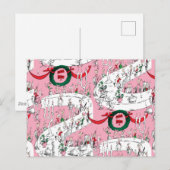 Het vrolijke kerstfeest van de Whos Briefkaart (Voorkant / Achterkant)