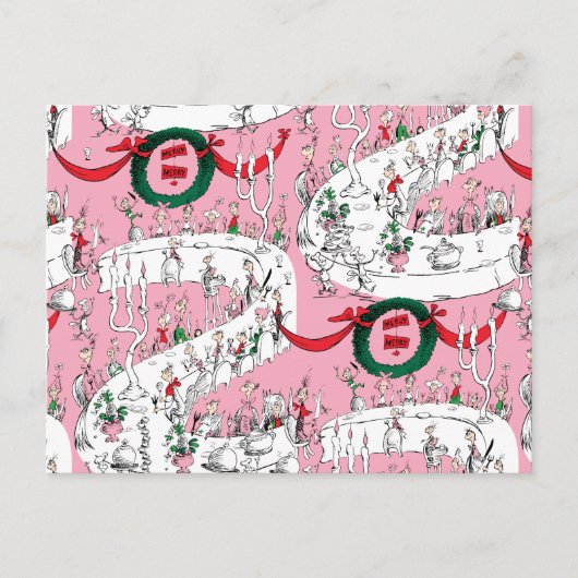 Het vrolijke kerstfeest van de Whos Briefkaart (Voorkant)