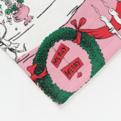 Het vrolijke kerstfeest van de Whos Fleece Deken (Hoek)
