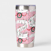 Het vrolijke kerstfeest van de Whos Geïsoleerde Drinkbeker (Voorkant)