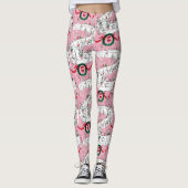 Het vrolijke kerstfeest van de Whos Leggings (Voorkant)
