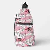 Het vrolijke kerstfeest van de Whos Sling Bag (Voorkant)