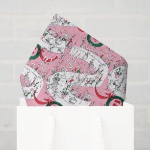 Het vrolijke kerstfeest van de Whos Tissuepapier