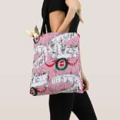 Het vrolijke kerstfeest van de Whos Tote Bag (Dichtbij)