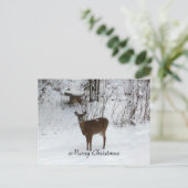 Het vrolijke kersthert van grootouders feestdagenkaart (Staand voorkant)