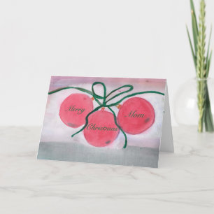 Het vrolijke Mamma van Kerstmis Feestdagen Kaart