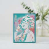 Het vrolijke Ontwerp van Epoque van de Schoonheid Feestdagenkaart (Staand voorkant)