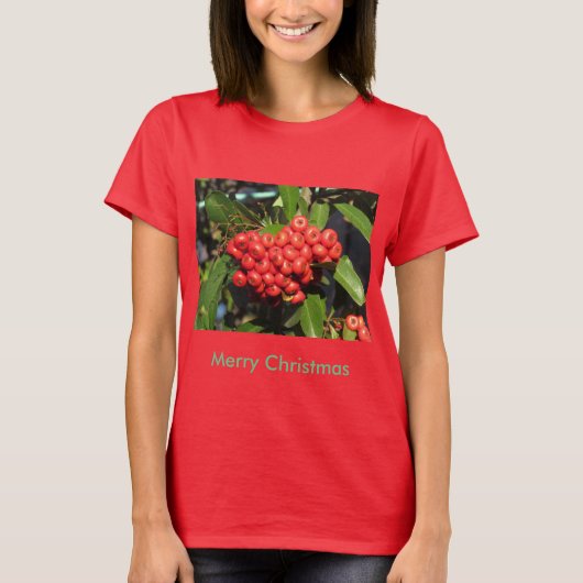 Het vrolijke Pyracantha Shirt (Voorkant)