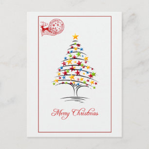 Het vrolijke Retro Briefkaart van Kerstmis