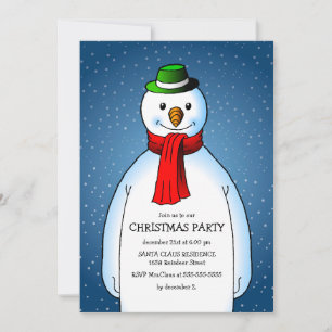 Het vrolijke sneeuwmannen kerstfeest kaart