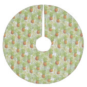 Het vrolijke Tropische Eiland van de Ananas van Kerstboom Rok (Voorkant)