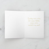 Het vrolijke Vakantie van Kerstmis Feestdagen Kaart (Binnen)