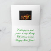 Het vrolijke wenskaart van Kerstmis Feestdagen Kaart (Binnen)