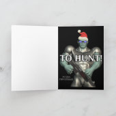 Het vrolijke Wenskaart van Kerstmis Feestdagen Kaart (Binnen)