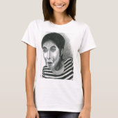 Het Vrouw Mime T-shirt (Voorkant)