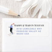 Het vrouw vaardiger gemakkelijk-aan-gelezen Etiket (Insitu)