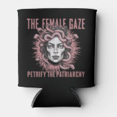 Het Vrouw versteent het patriarchaat Medusa Blikjeskoeler (Voorkant)