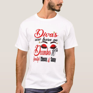 Het vrouwendoek wordt geboren op 10 december. t-shirt