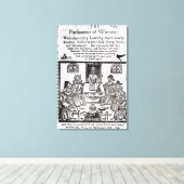 Het Vrouwenparlement, 1656 Canvas Afdruk (Insitu (Houten vloer))