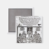 Het Vrouwenparlement, 1656 Magneet (Voorkant / Achterkant)