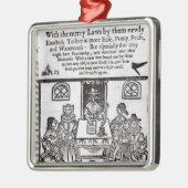 Het Vrouwenparlement, 1656 Metalen Ornament (Links)