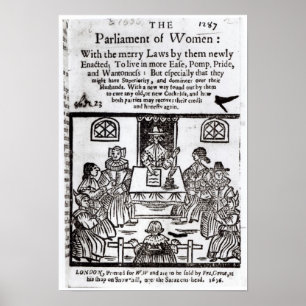 Het Vrouwenparlement, 1656 Poster