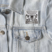 Het Vrouwenparlement, 1656 Vierkante Button 5,1 Cm (In situ)