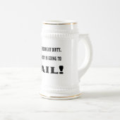 Het vuile uniform bierpul (Voorkant rechts)