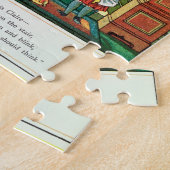 Het vuilnis-man komt eraan (illustratie kinderritm legpuzzel (Zijkant)