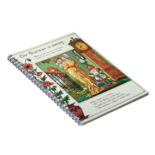 Het vuilnis-man komt eraan (illustratie kinderritm notitieboek (Rechterzijde)