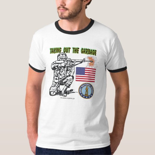 Het vuilnis weghalen t-shirt (Voorkant)