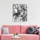 Het Vulcaan Canvas Afdruk (Insitu (Woonkamer))