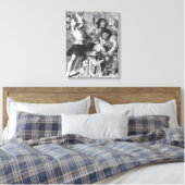 Het Vulcaan Canvas Afdruk (Insitu (Slaapkamer))