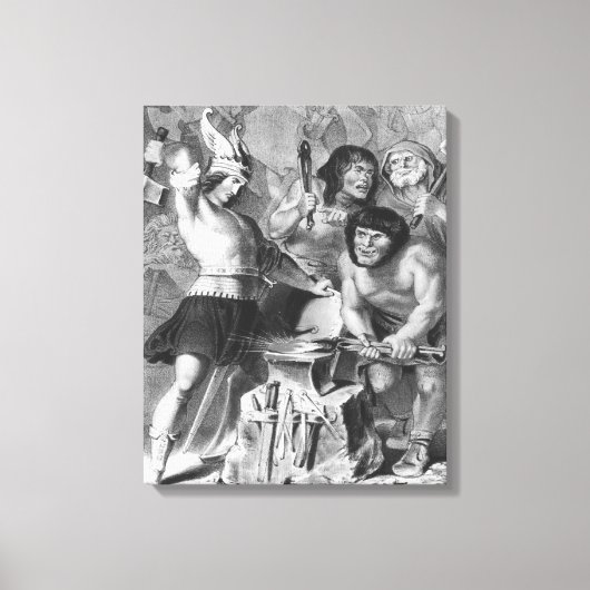 Het Vulcaan Canvas Afdruk (Voorkant)