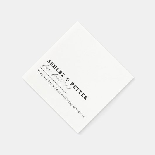 Het Vun van de bruiloft over het Klassieke Manuscr Servet (Hoek)