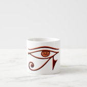 Het vurige oog van Horus Espresso Mok (Voorkant)