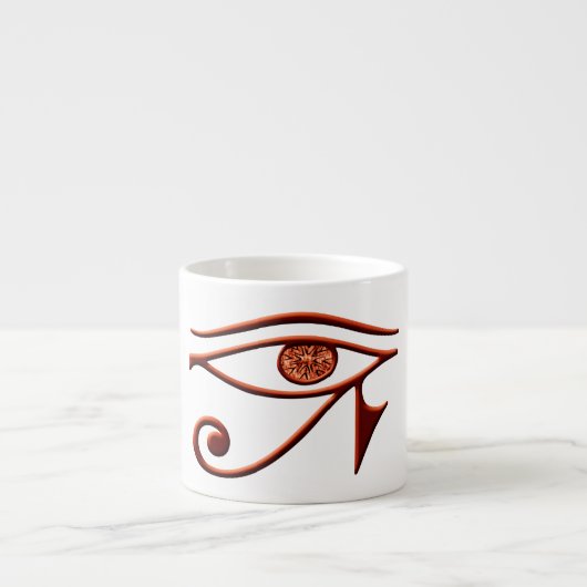Het vurige oog van Horus Espresso Mok (Voorkant)