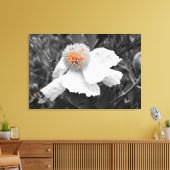 Het vuur binnenin canvas afdruk (Insitu (Woonkamer))
