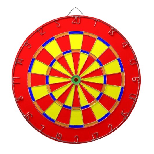 Het vuur brandt dartbord (Voorkant)